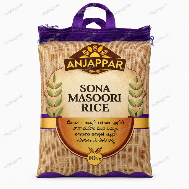 ANJAPPAR SONA MASOORI RICE 10 kg