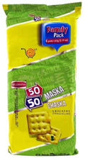 BRITANNIA BISCUITS 50-50 MASKA CHASKA (6 x 62g) 372g