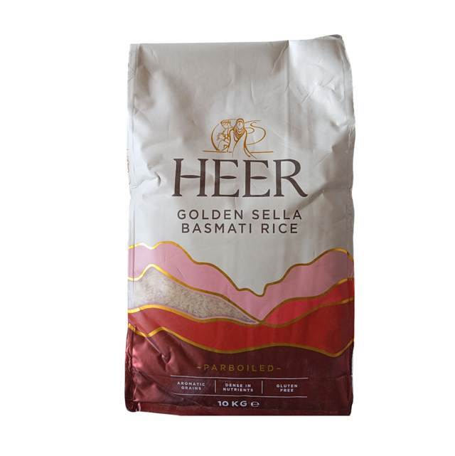 HEER GOLDEN SELLA BASMATI RICE 10 kg