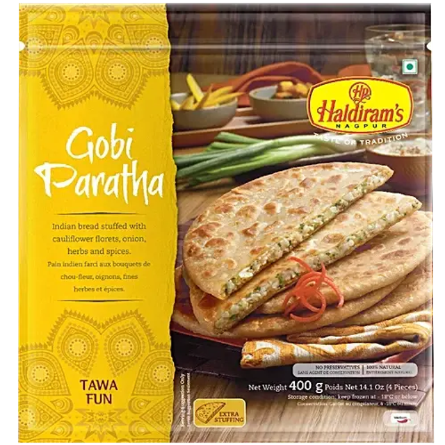 HALDIRAM FROZ. GOBHI PARATHA 400g