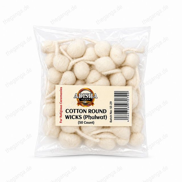 COTTON STRING ROUND /WICKS (PHULWAT)