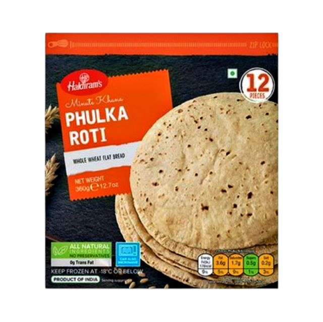 HALDIRAM FROZ. PHULKA ROTI 360g
