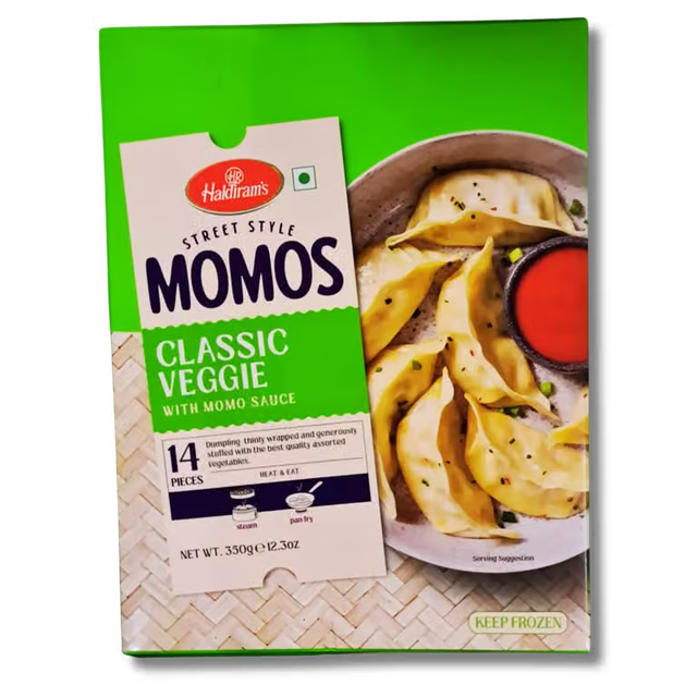 HALDIRAM FROZ. MOMOS CLASSIC
VEGGIE 350g