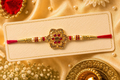 Royal Floral Pearl Rakhi