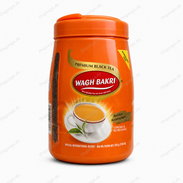WAGH BAKRI PREMIUM BLACK TEA JAR 225g