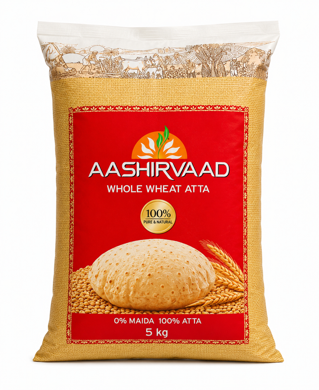 AASHIRVAAD ATTA WHOLE WHEAT 5 kg