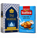 TAJ MAHAL TEA 500g + BRITANNIA TOASTTEA MILK RUSK 560g
