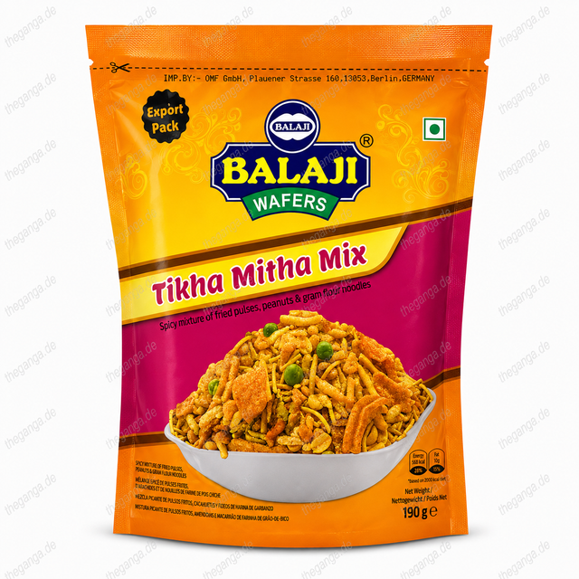 BALAJI TIKKHA MEETHA MIX 190gm