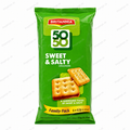 BRITANNIA BISCUITS 50-50 SWEET & SALTY (6 x 62g) 372g